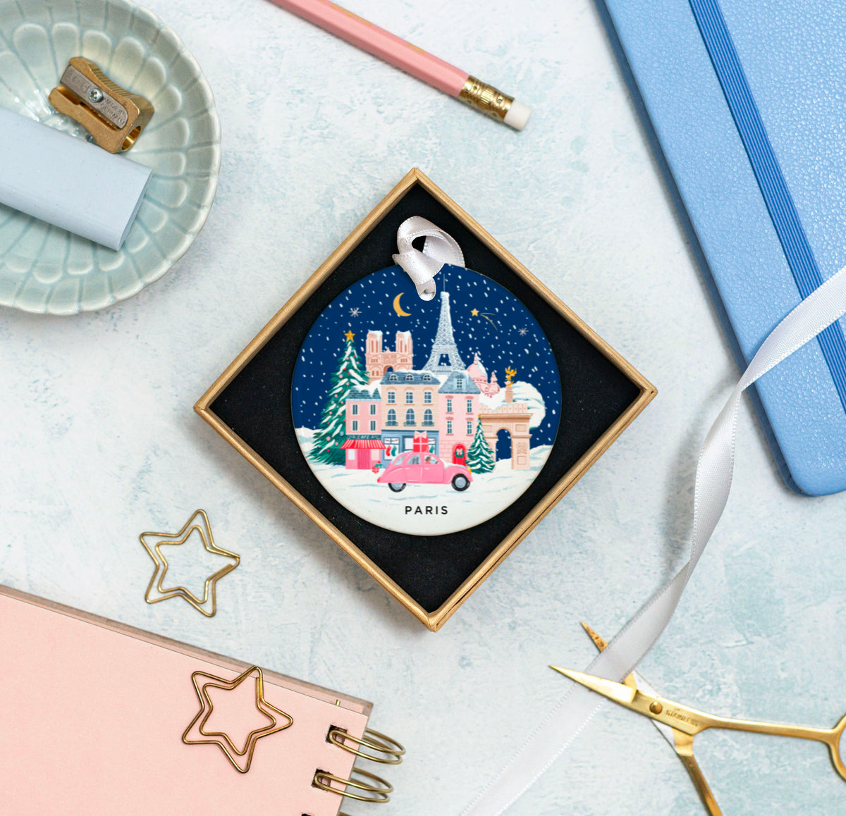 Paris Christmas Ornament