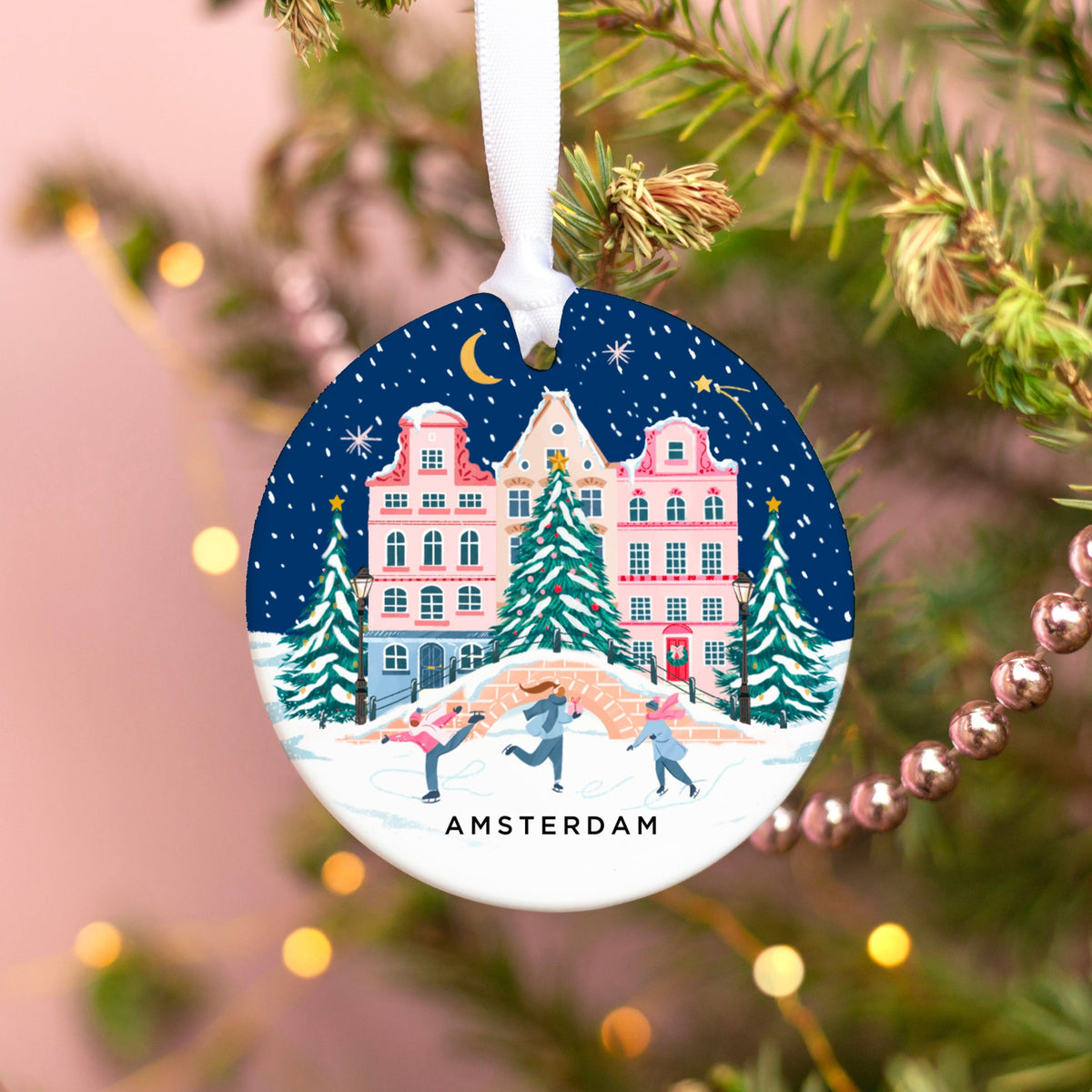 Amsterdam Christmas Ornament