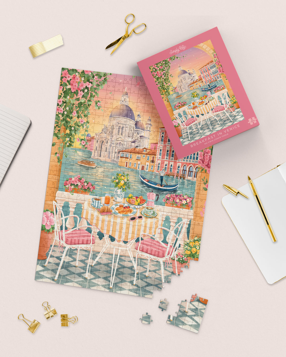 Breakfast in Venice Jigsaw Puzzle