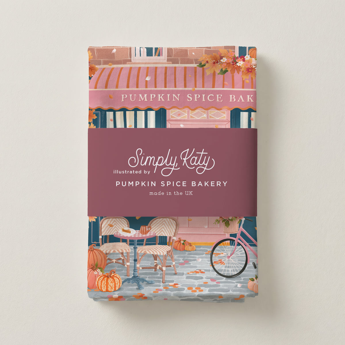 Pumpkin Spice Bakery Tea Towel