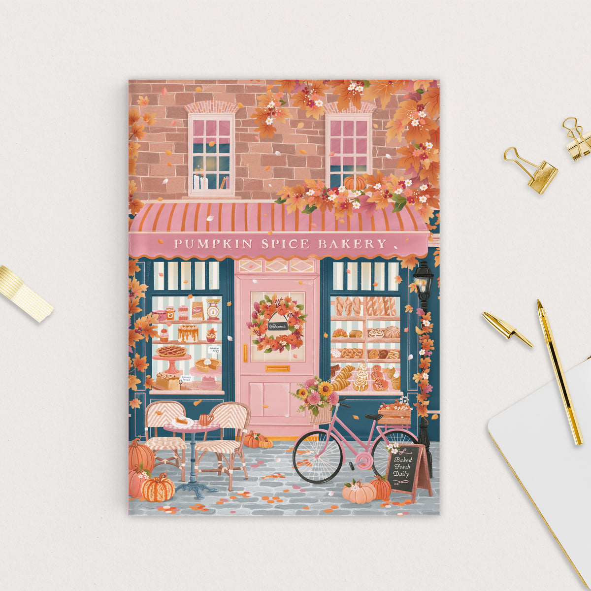Pumpkin Spice Bakery | Lined Notebook