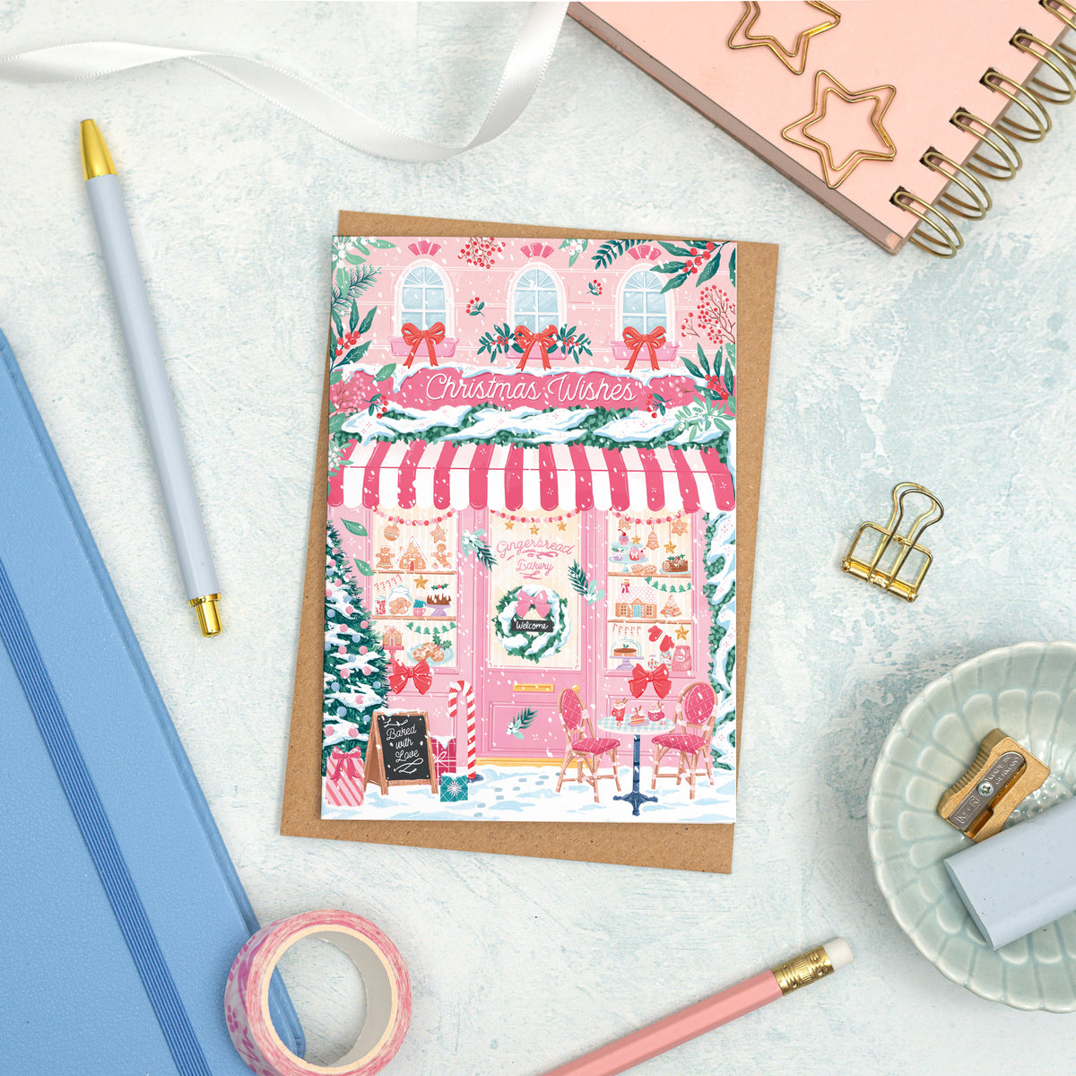 Gingerbread Bakery Card