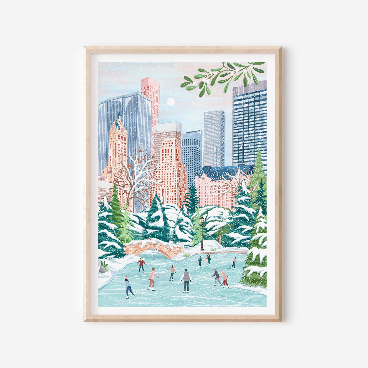 Central Park Winter Scene