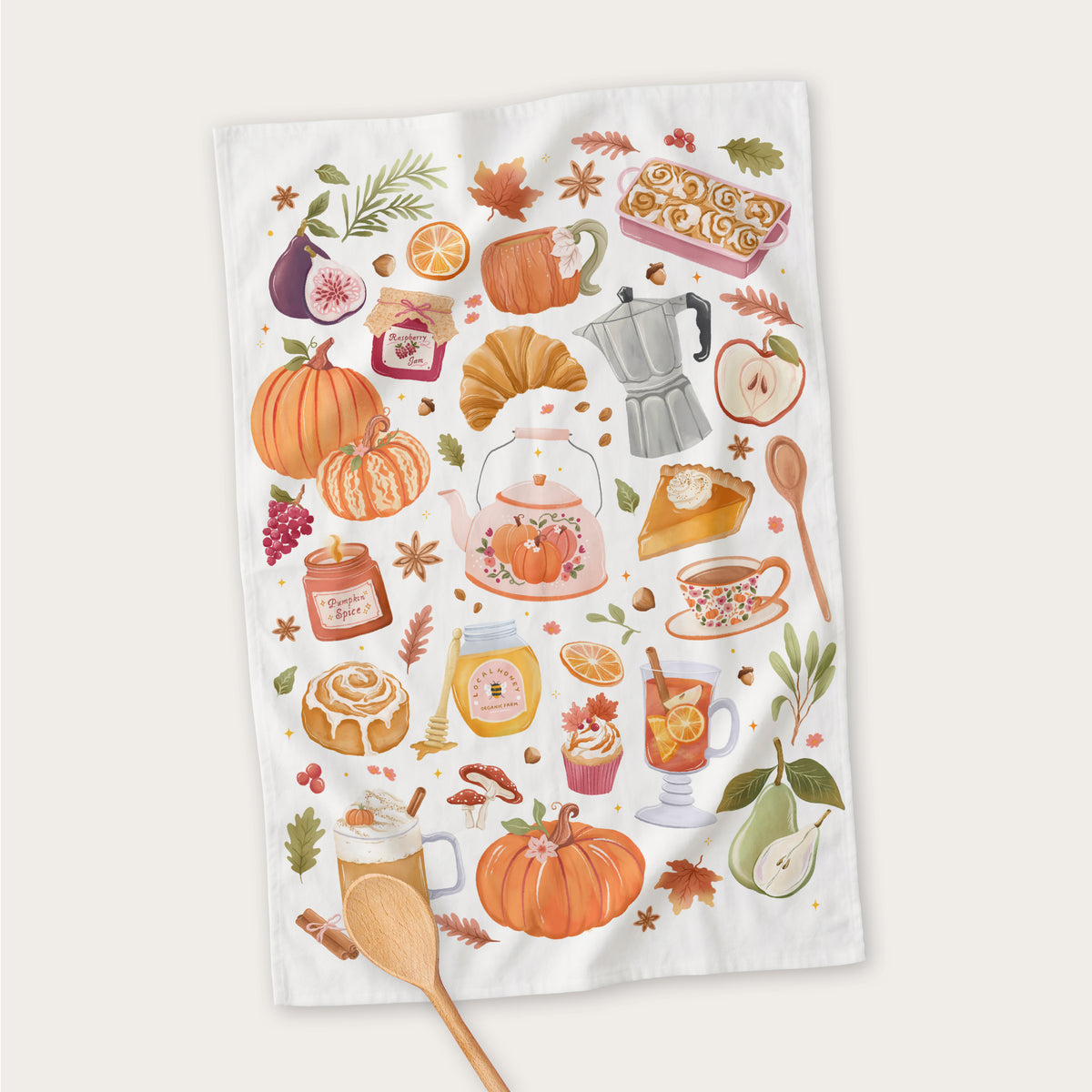 Autumn Pantry Tea Towel