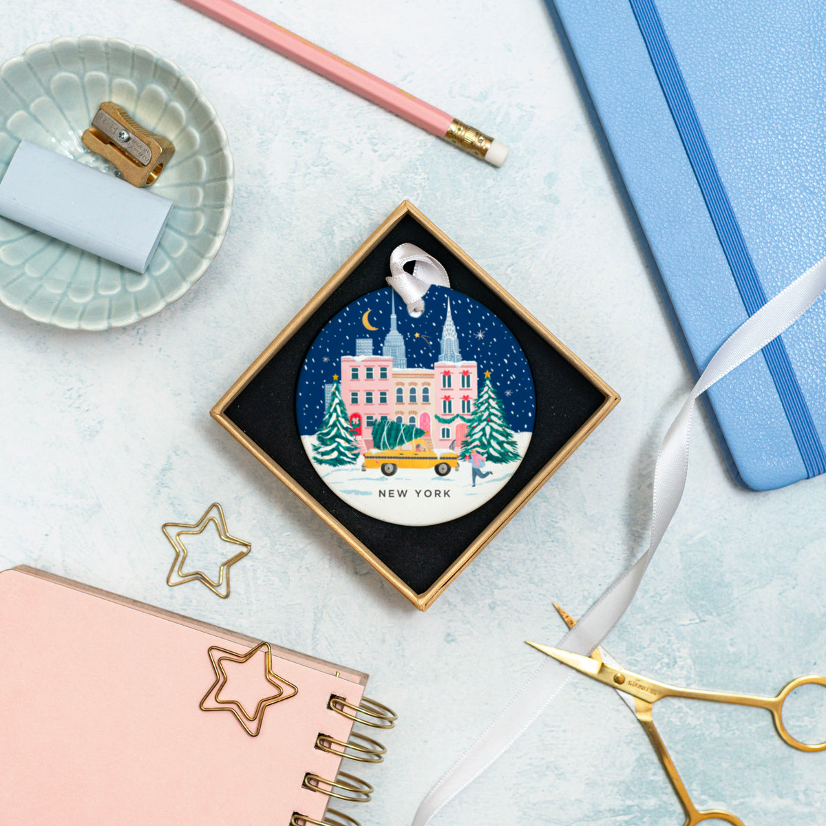 New York Christmas Ornament