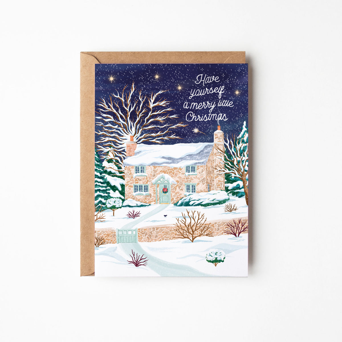 Christmas Cottage Card