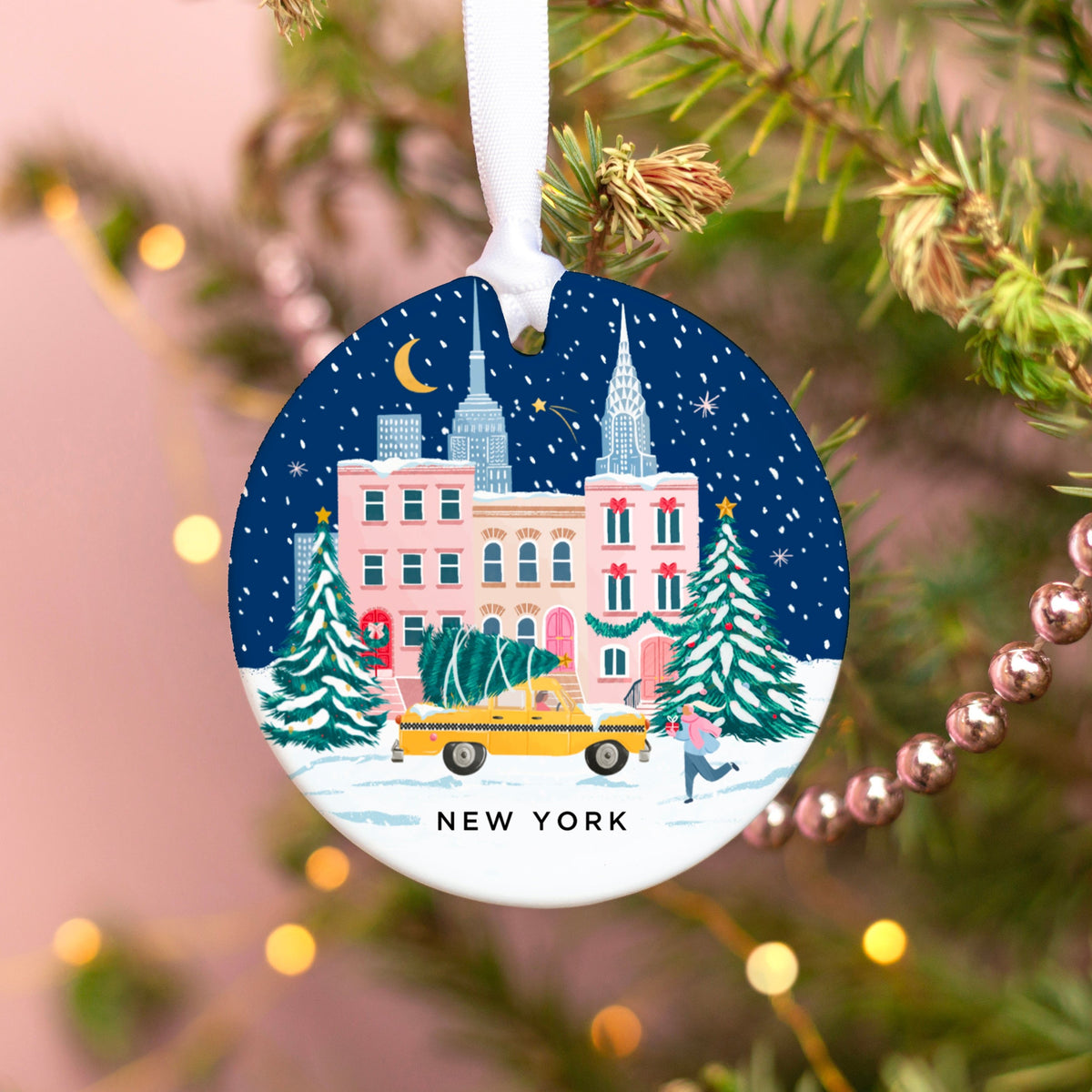 New York Christmas Ornament