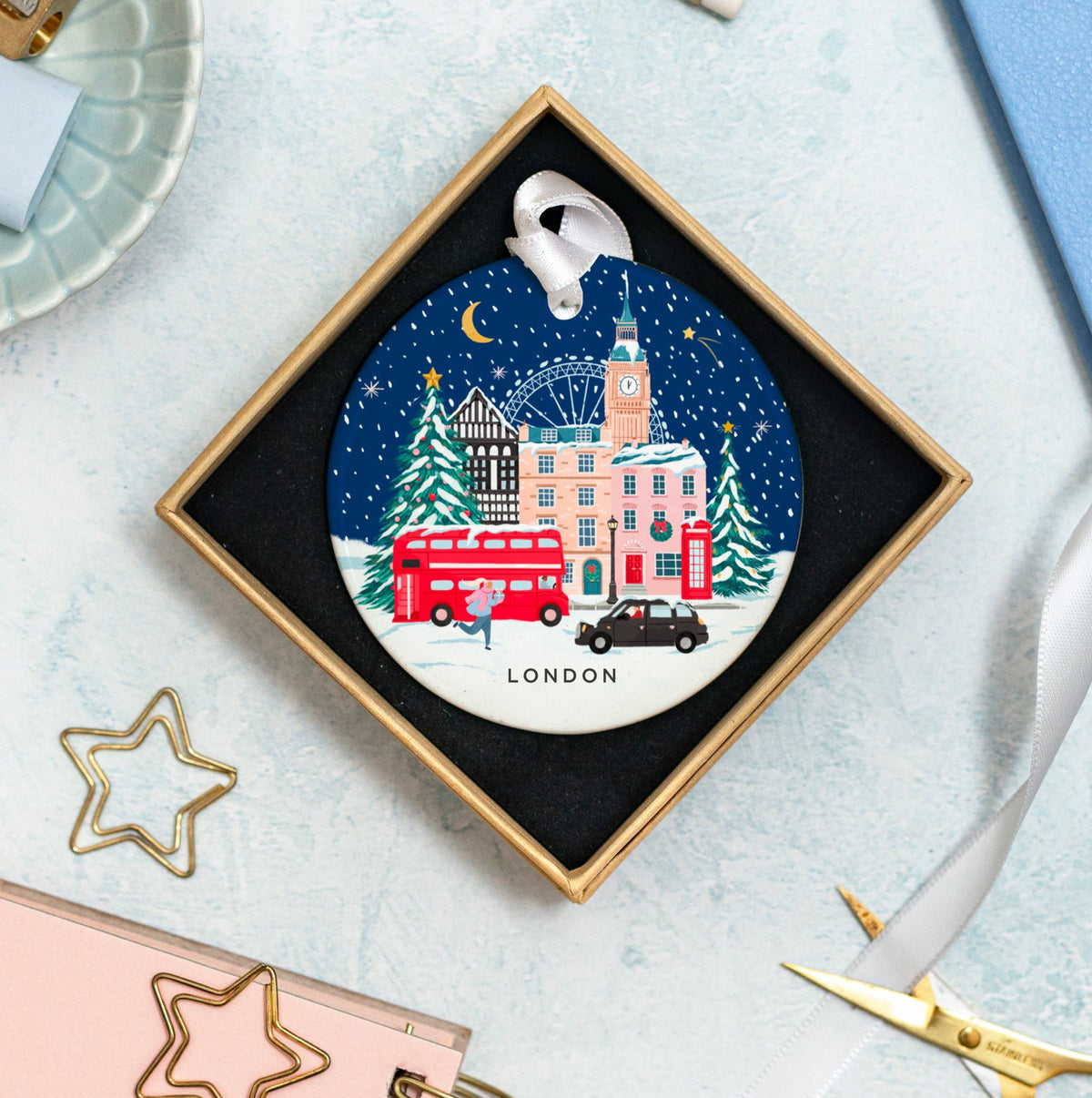 London Christmas Ornament