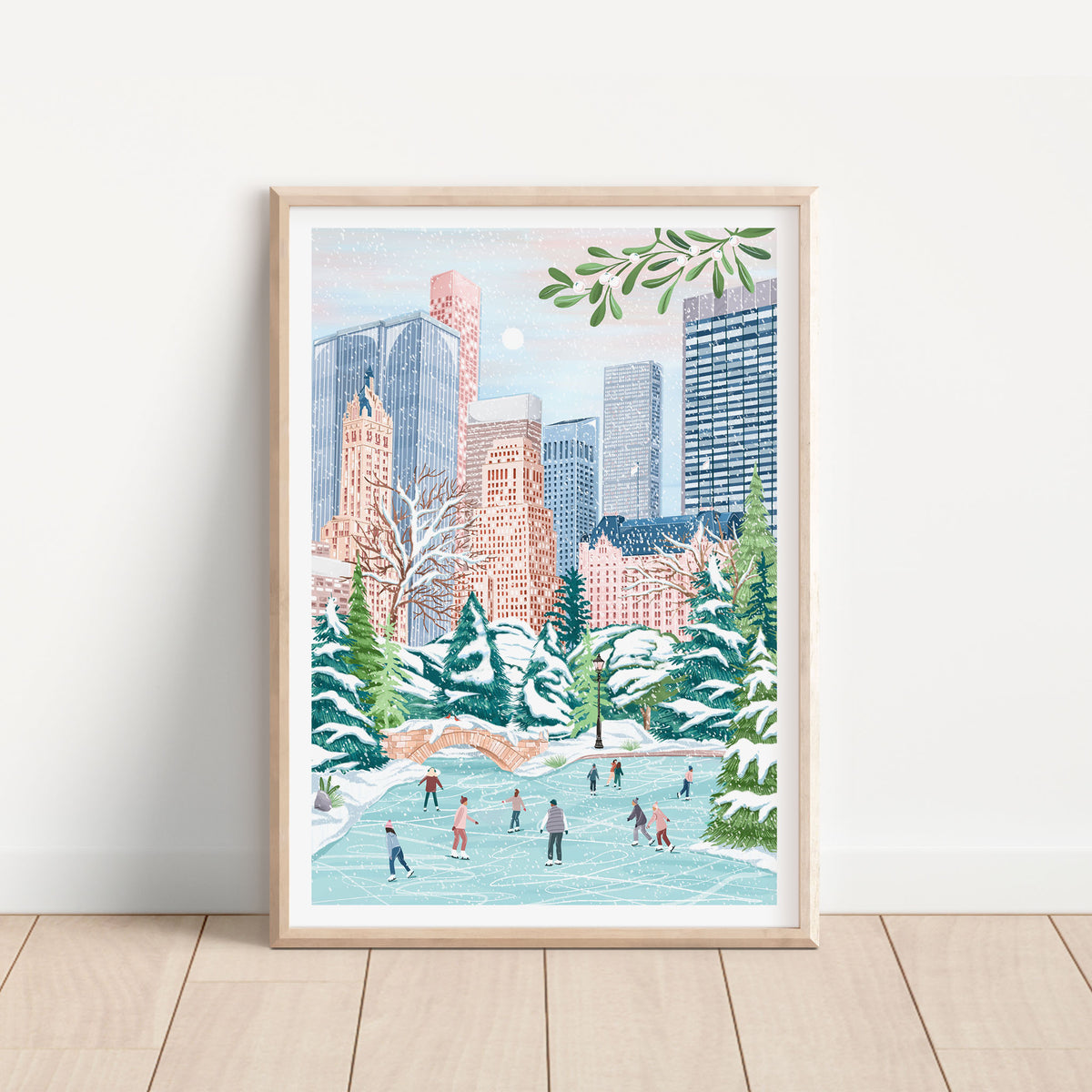 Central Park Winter Scene