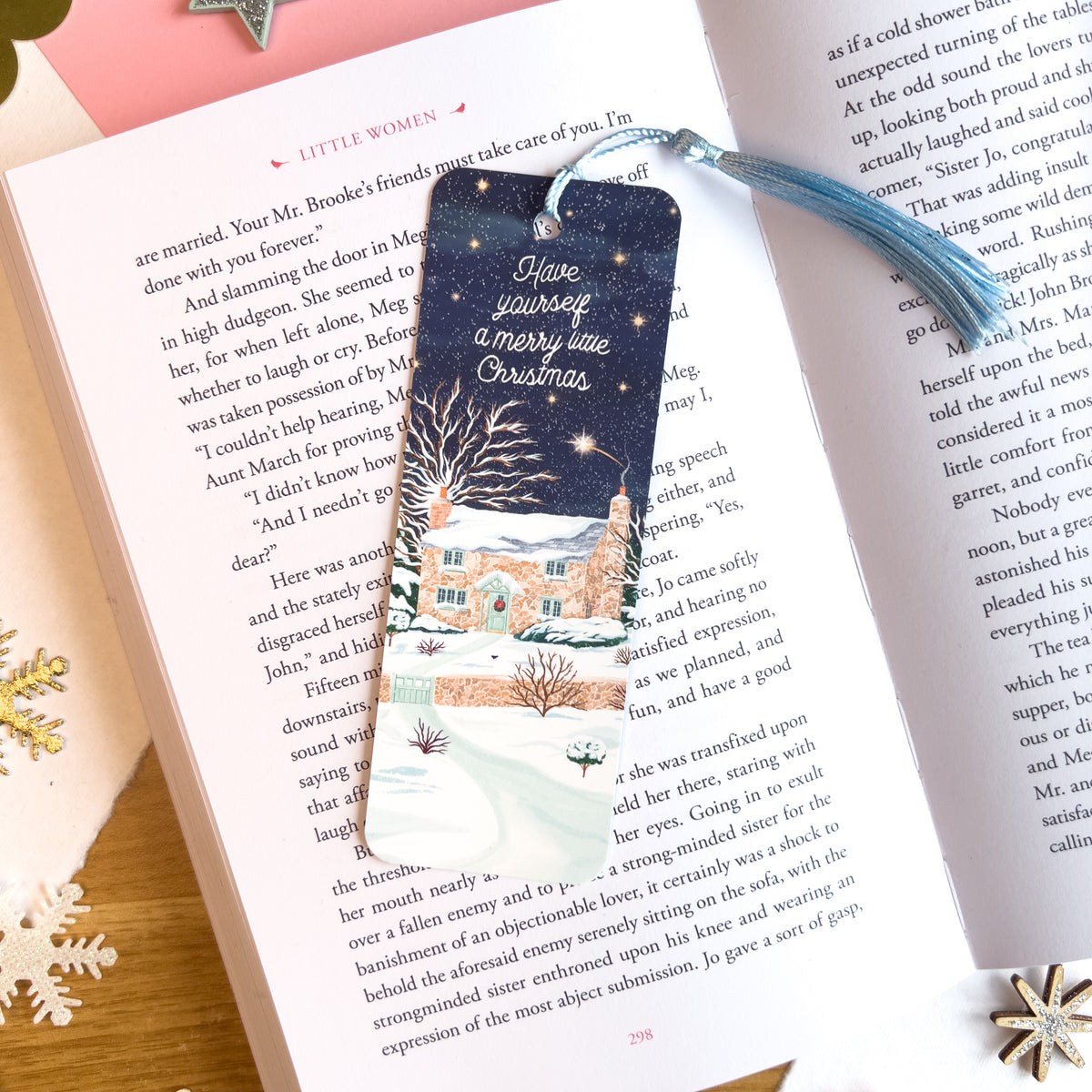 Christmas Cottage Bookmark