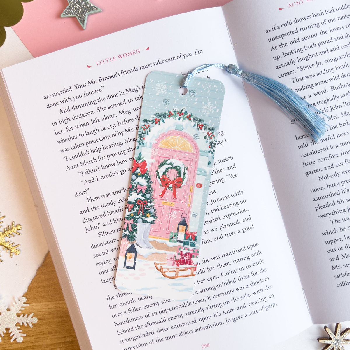Christmas Doorway Bookmark