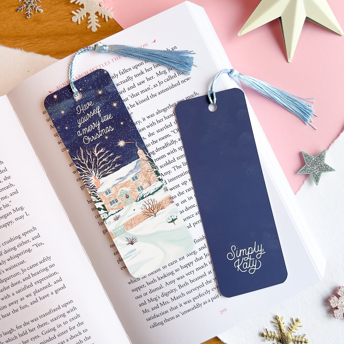 Christmas Cottage Bookmark