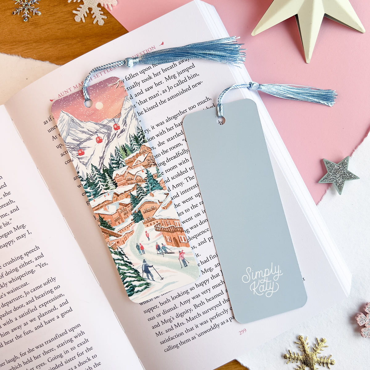 Swiss Alps Bookmark
