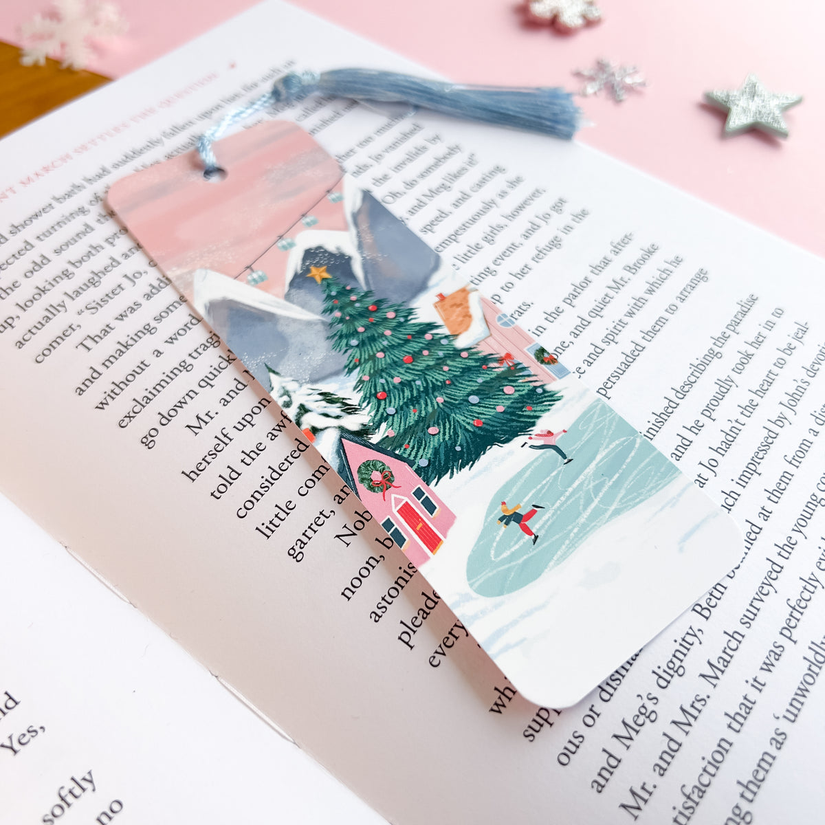 Ski Village Bookmark