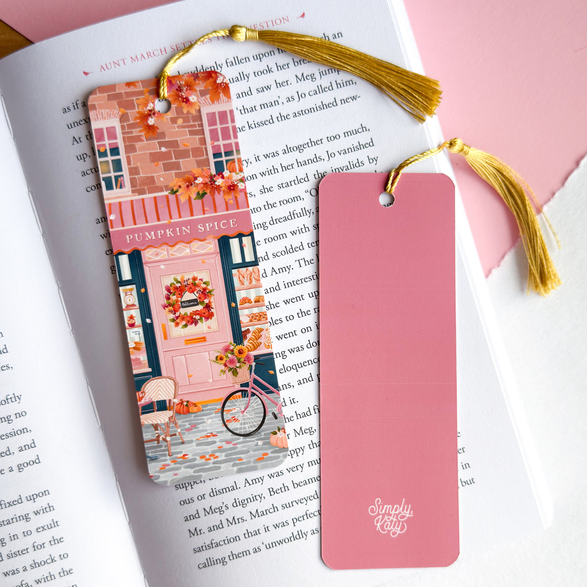 Pumpkin Spice Bakery Bookmark