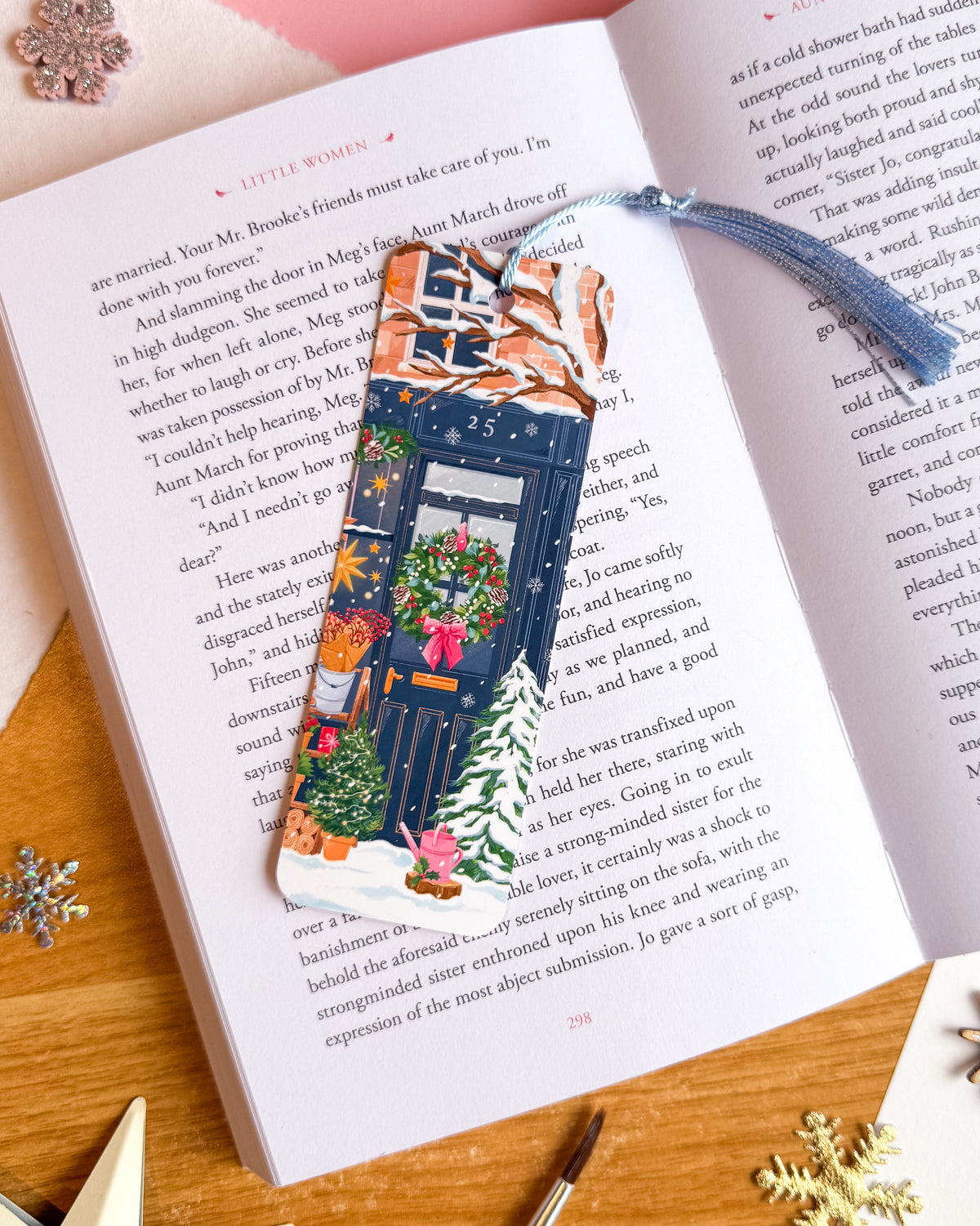 Christmas Florist Bookmark