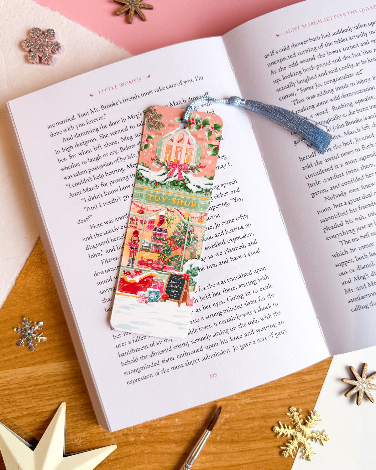 Christmas Toy Shop Bookmark