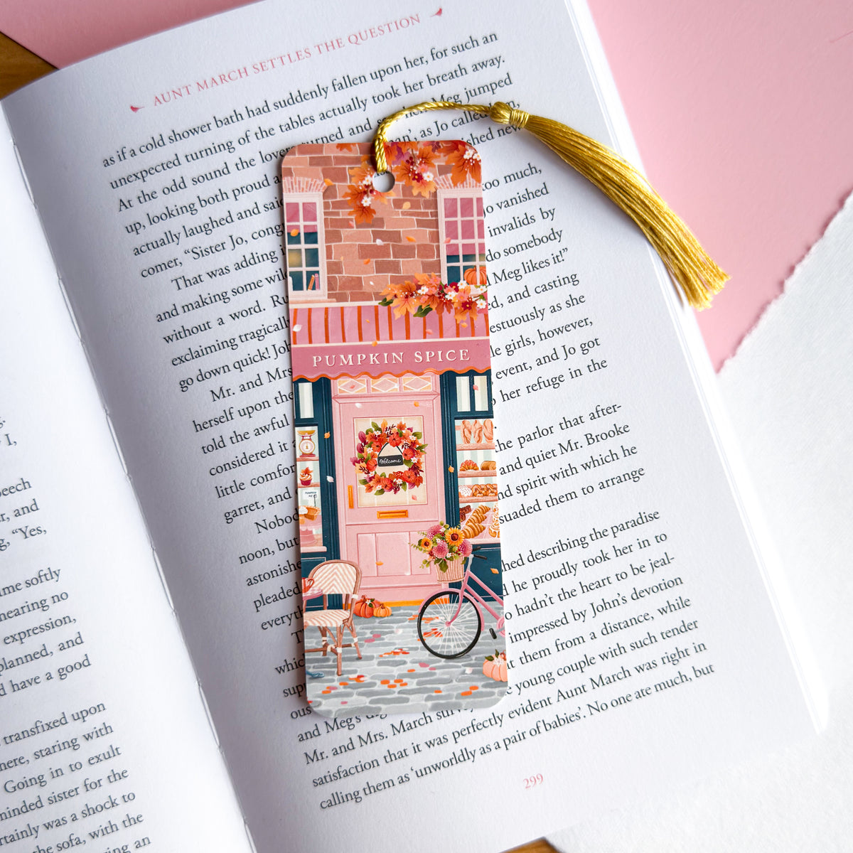 Pumpkin Spice Bakery Bookmark
