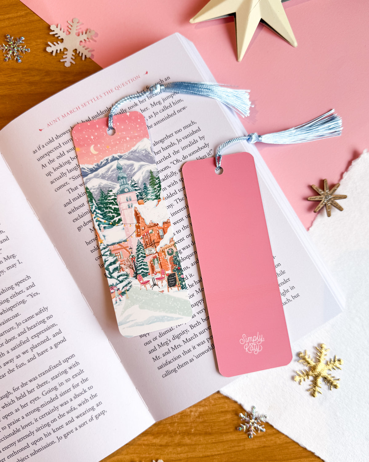 Christmas Village Bookmark