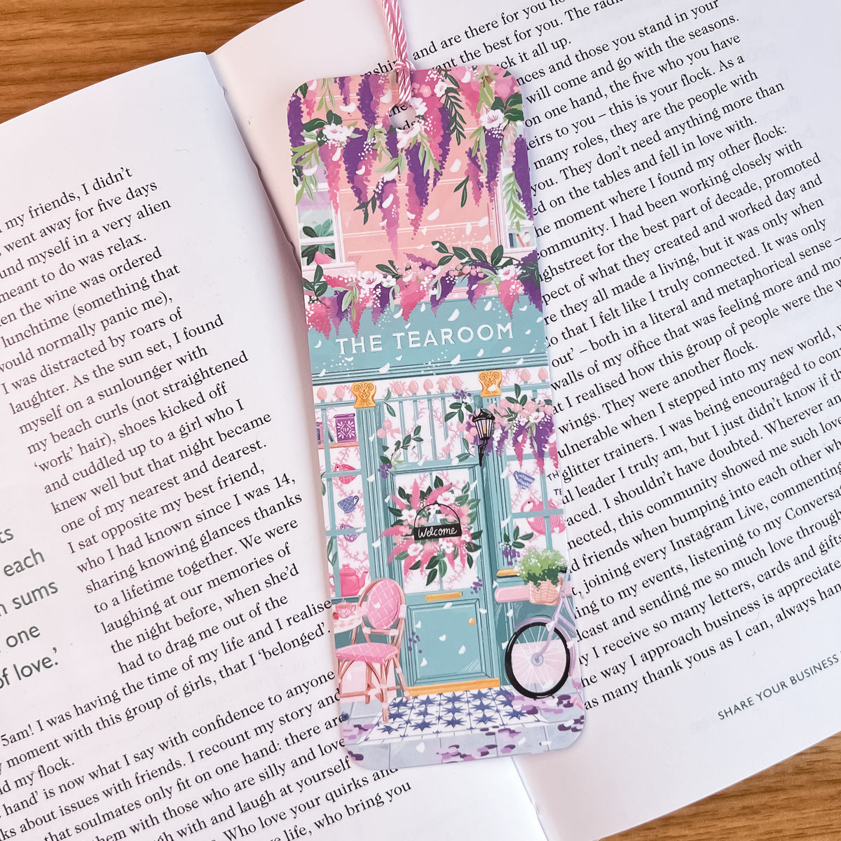 Tea Room Bookmark