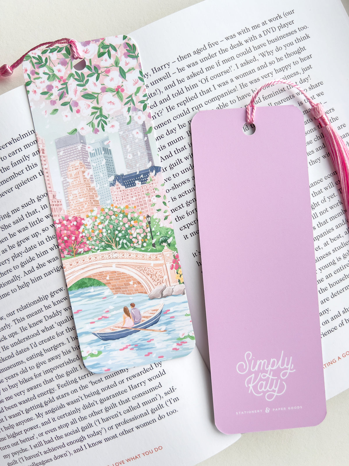 Central Park Bookmark