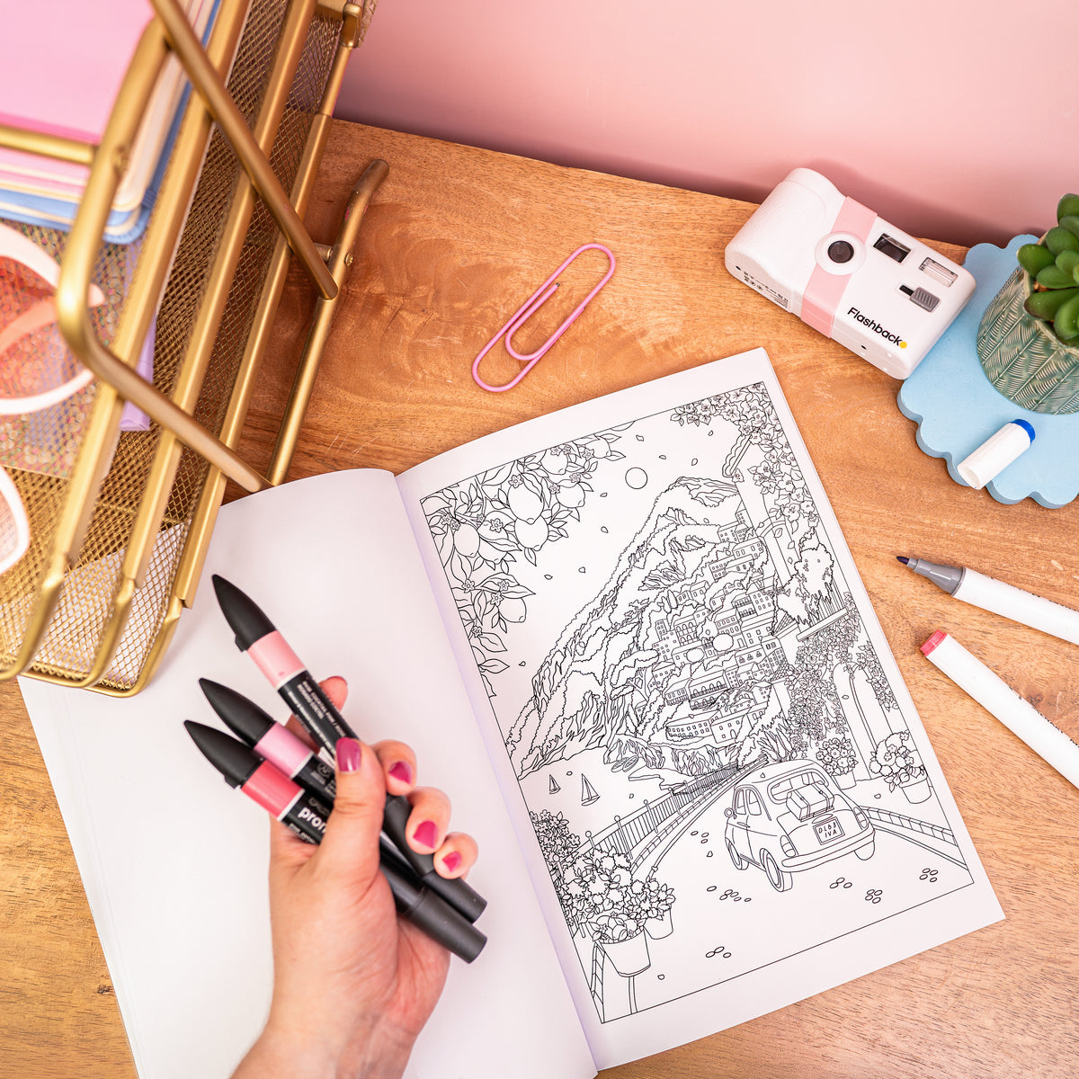 Colouring Book: Travel Escapes