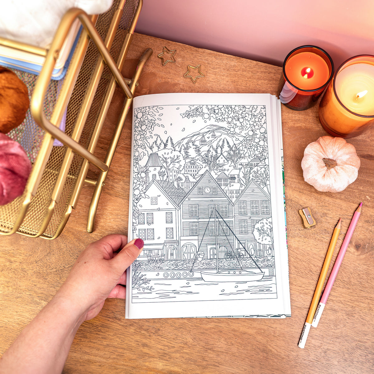 Colouring Book: Travel Escapes