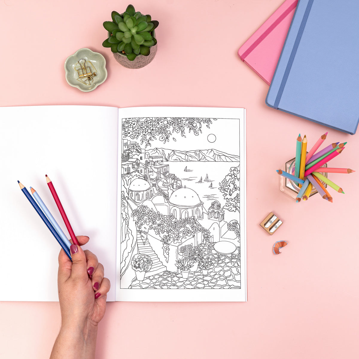 Colouring Book: Travel Escapes