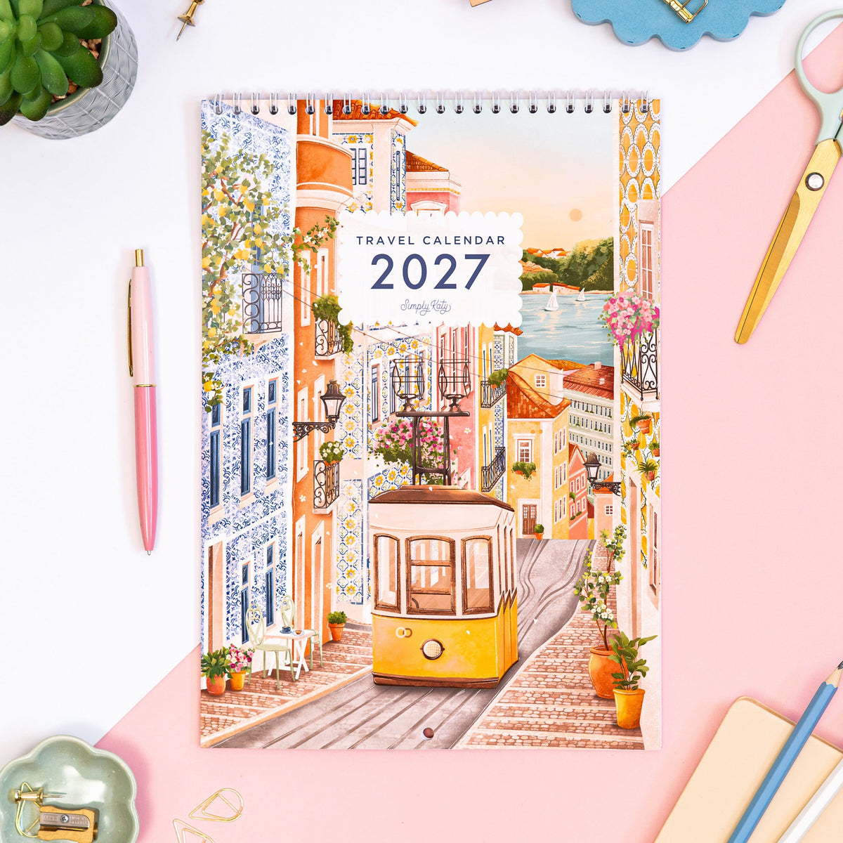 2027 Travel: Wall Calendar