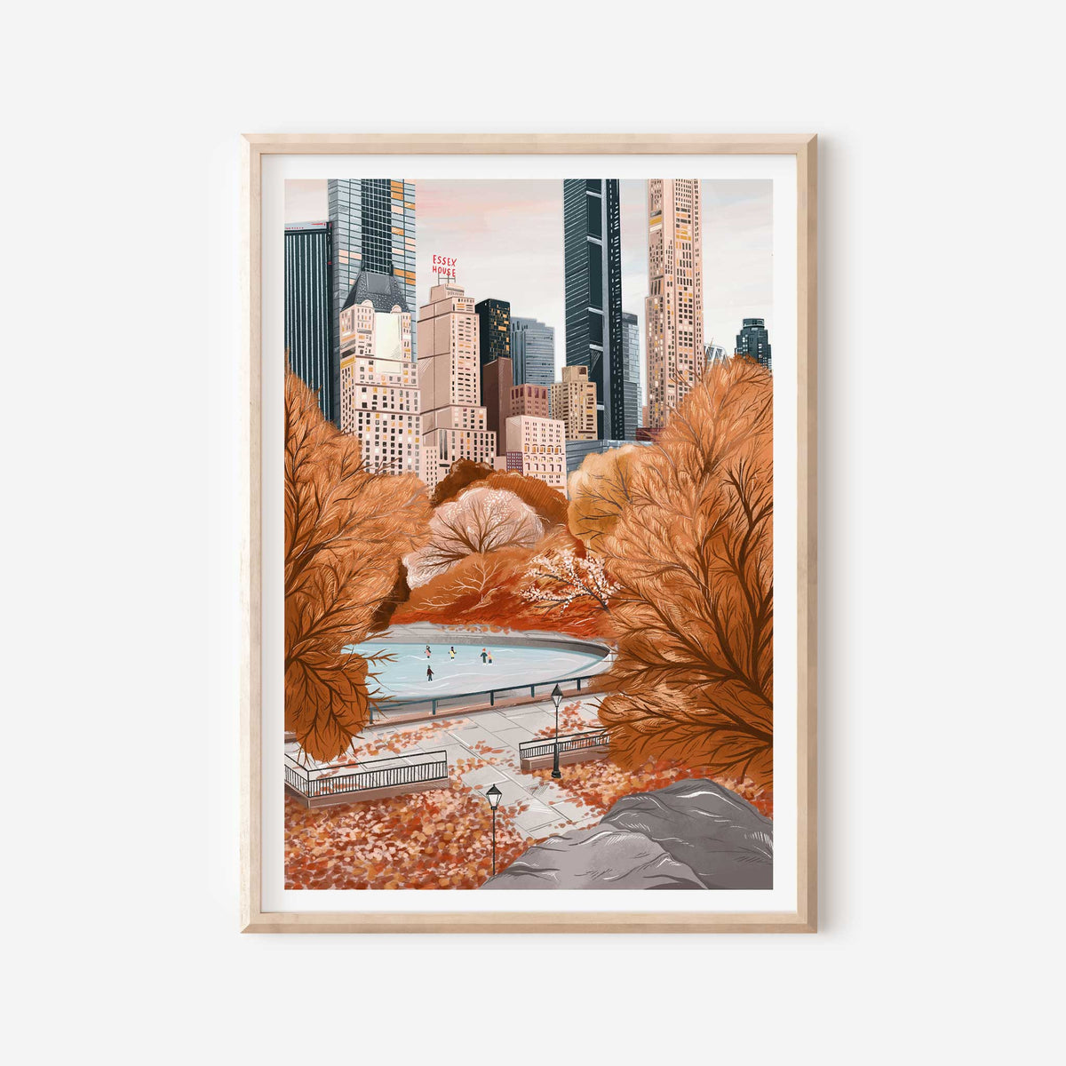 Central Park in Autumn, New York