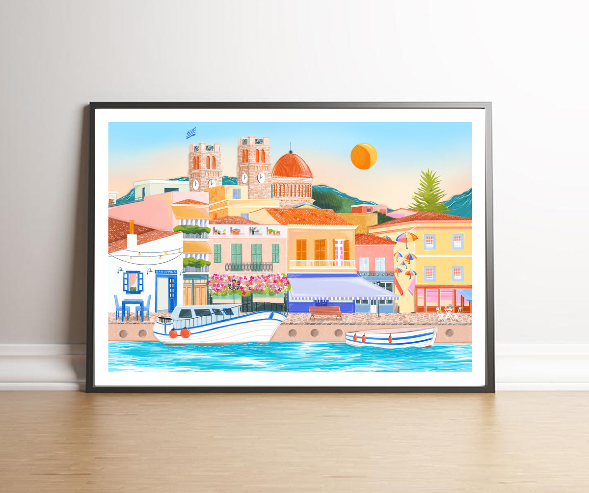 Aegina, Greece Art Print
