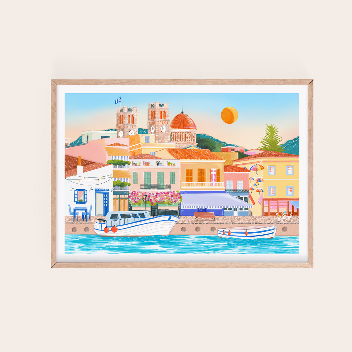 Aegina, Greece Art Print
