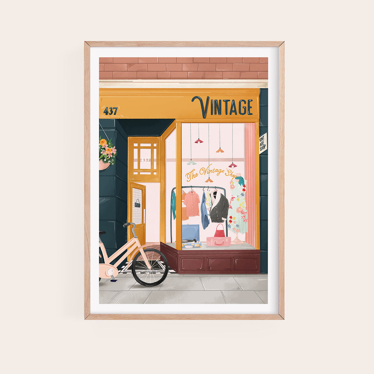 The Vintage Shop Art Print