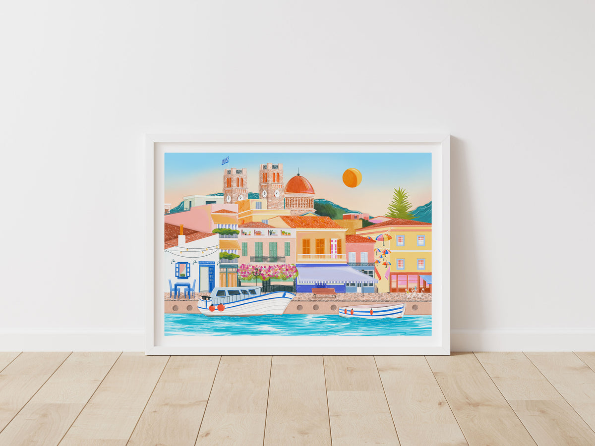 Aegina, Greece Art Print