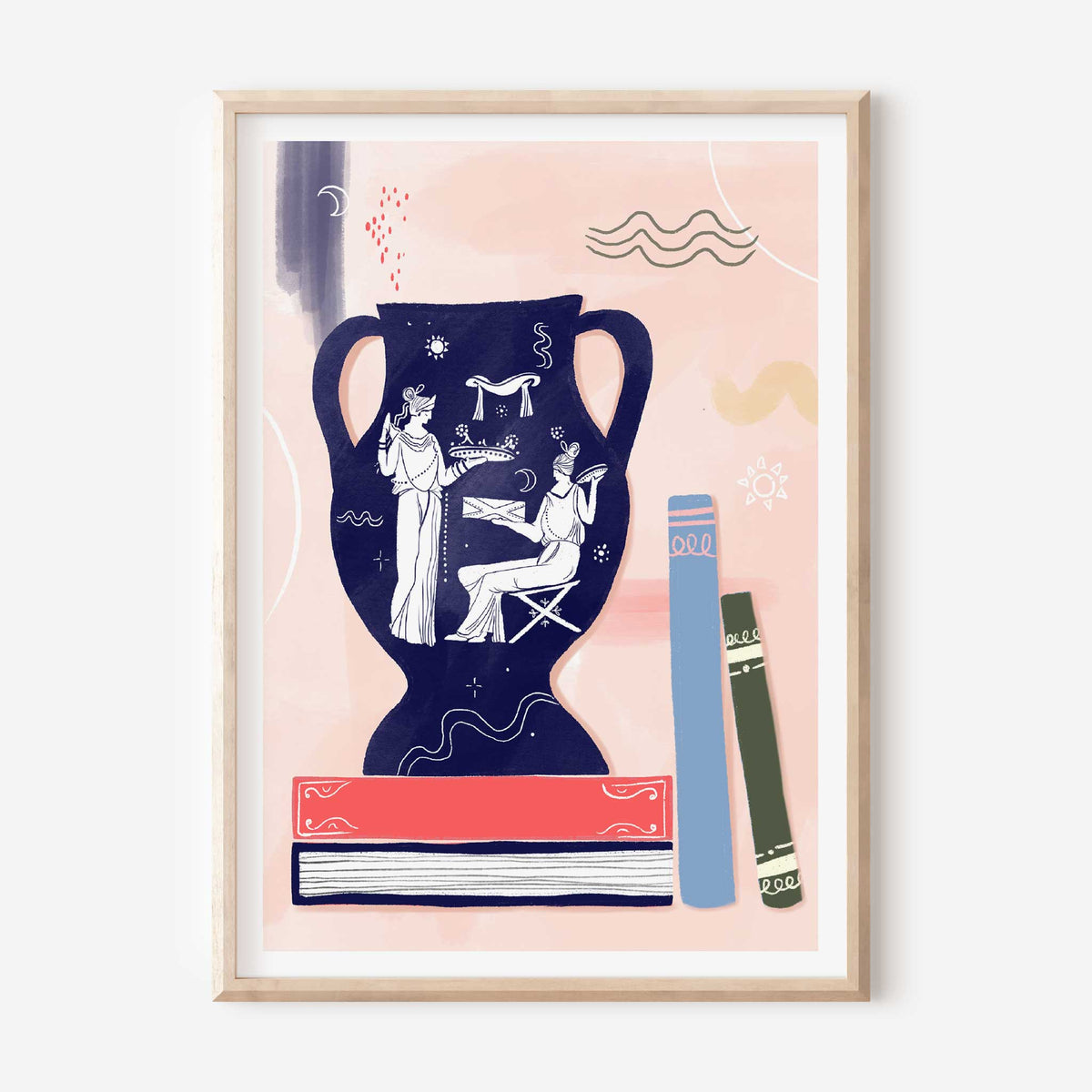 Abstract Greek Pot