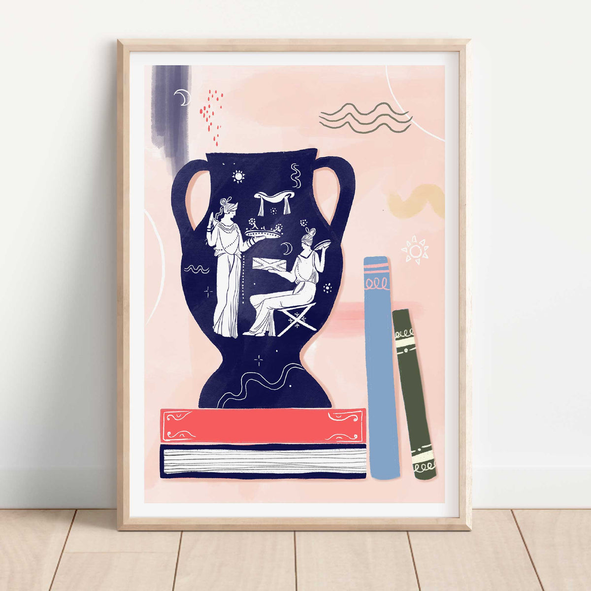 Abstract Greek Pot