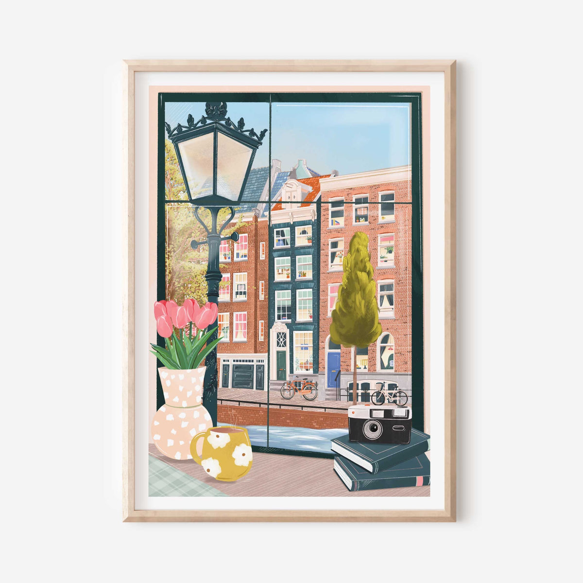 Amsterdam from a coffee shop